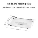 Mini table pliante ultralégère en polypropylène et plateau 97g " Isemount - Folding table pp"