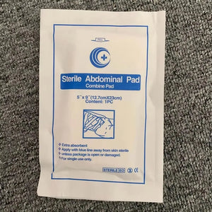 2/5/10 pièces de coussinets abdominaux ABD 5x9 pouces, accessoires de kits de premiers soins pour voyage en plein air Peel