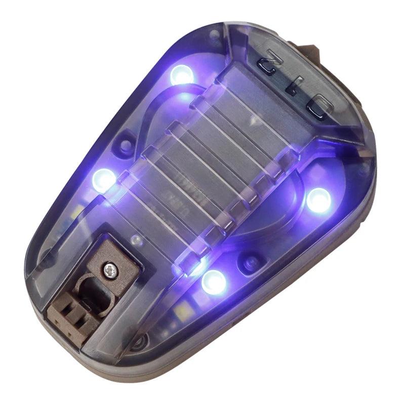 Lampe stroboscopique infrarouge, étanche, signal de survie et de sécurité "BOOIU - PCD Manta Light"