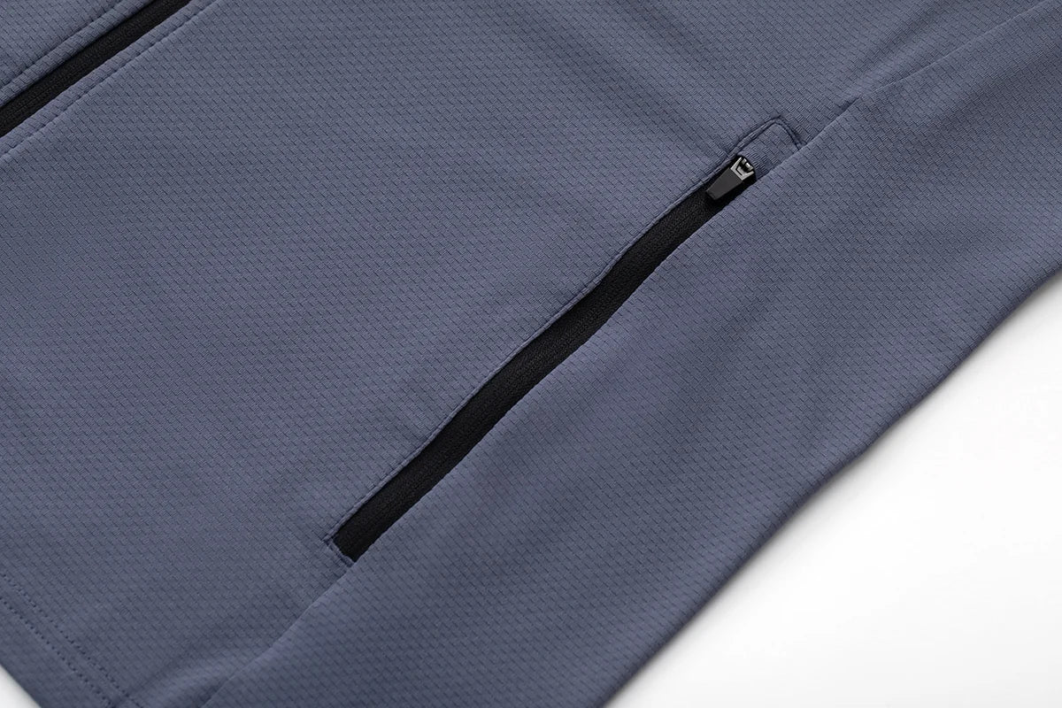 Veste de protection solaire UPF 50+ pour homme TACVASEN, veste de pêche légère à capuche avec 4 poches et trous pour les pouces, respirante Planète Rando