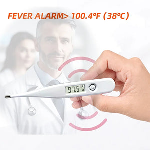 Thermomètre numérique 1-2P pour la fièvre, corps basal, aisselles ou rectales, écran LCD électronique, mesure de haute précision, chaleur intelligente MKZT