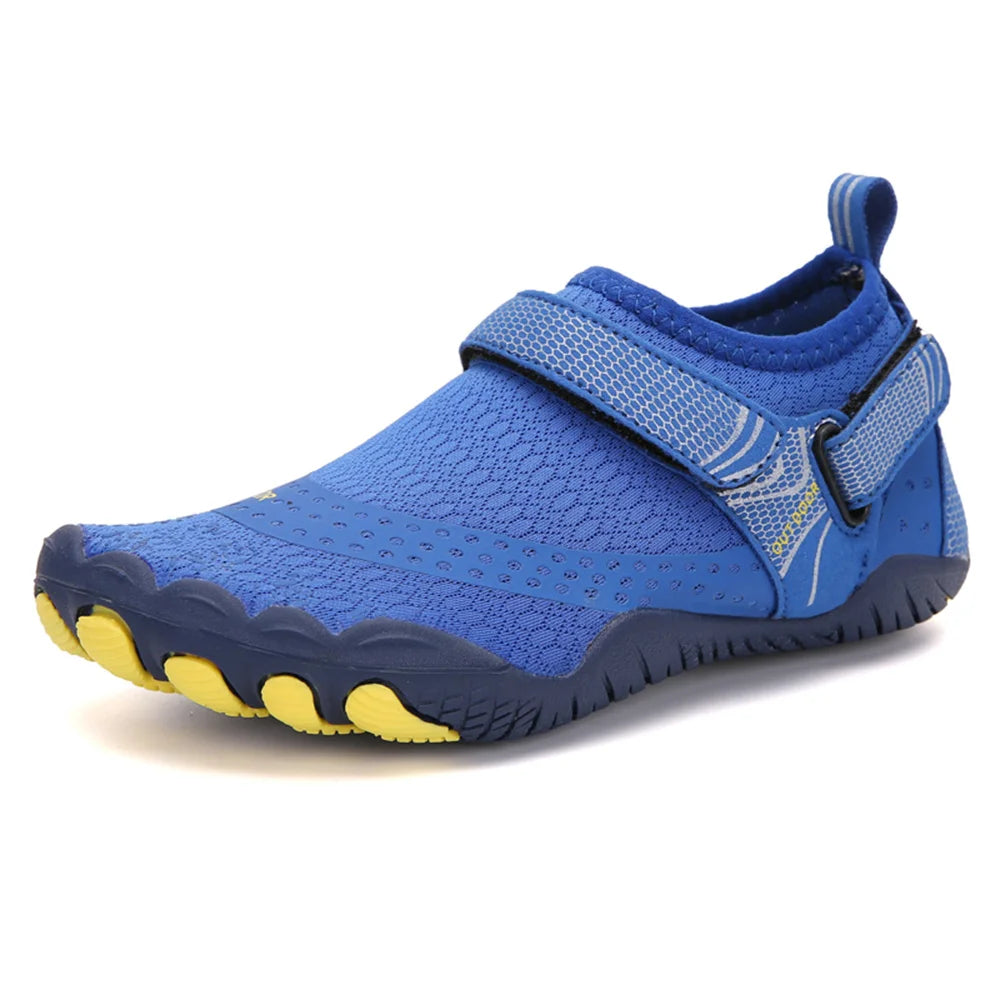 Chaussures d'eau antidérapantes à cinq doigts pour hommes et femmes, baskets légères à séchage rapide, pour pataugeoire en plein air, natation, pieds nus Planète Rando