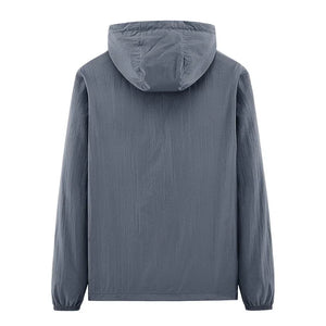 Veste de protection solaire à séchage rapide pour homme, coupe-vent ultra léger, coupe-vent à capuche, extérieur, randonnée, pêche, cyclisme, sport, été OSW