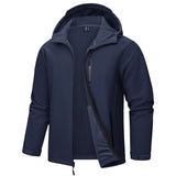 Softshell / veste en polaire imperméable à capuche pour homme "TACVASEN - TJ659"