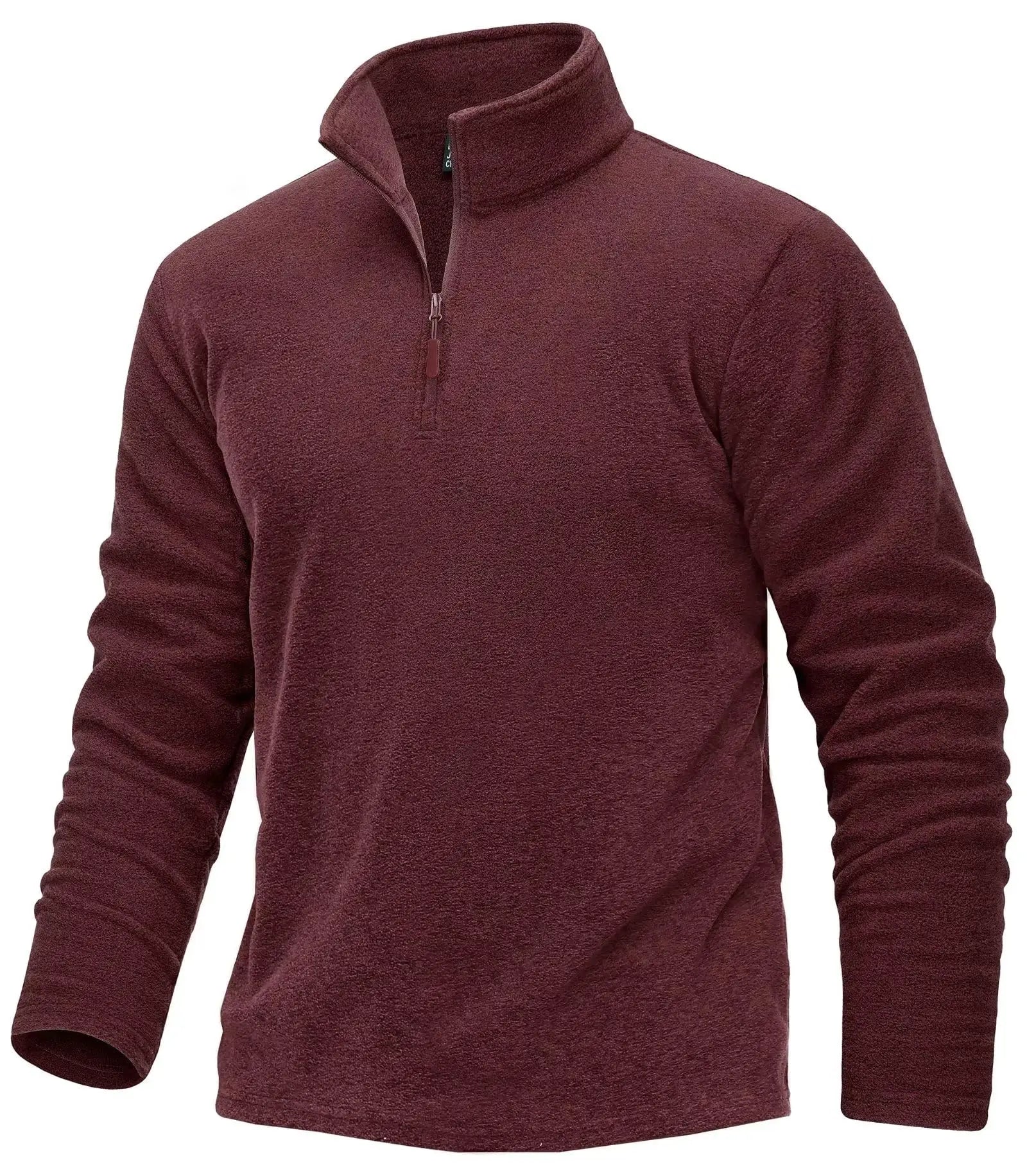 Pull thermique / sweat-shirt polaire à col zippé 1/4 pour homme "TACVASEN - TJ618"