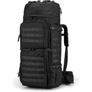Sac à dos tactique Spanker Excellente Elite de 75 L en polyester 900D, avec de nombreuses poches, système MOLLE et bretelles rembourrées.