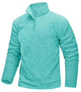 Pull thermique / sweat-shirt polaire à col zippé 1/4 pour homme "TACVASEN - TJ618"