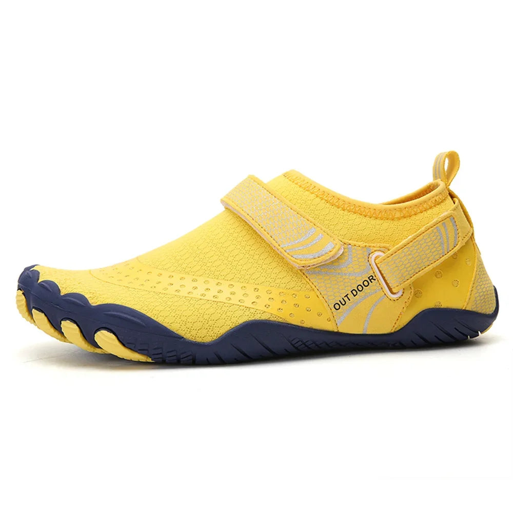 Chaussures d'eau antidérapantes à cinq doigts pour hommes et femmes, baskets légères à séchage rapide, pour pataugeoire en plein air, natation, pieds nus Planète Rando