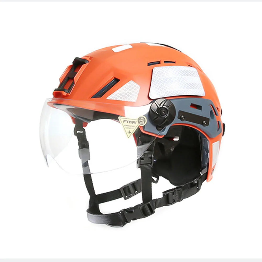 Casque de sauvetage d'urgence FMA EX SAR, casque de sécurité léger pour la conduite en extérieur, visière tactique, TB1452 FMA