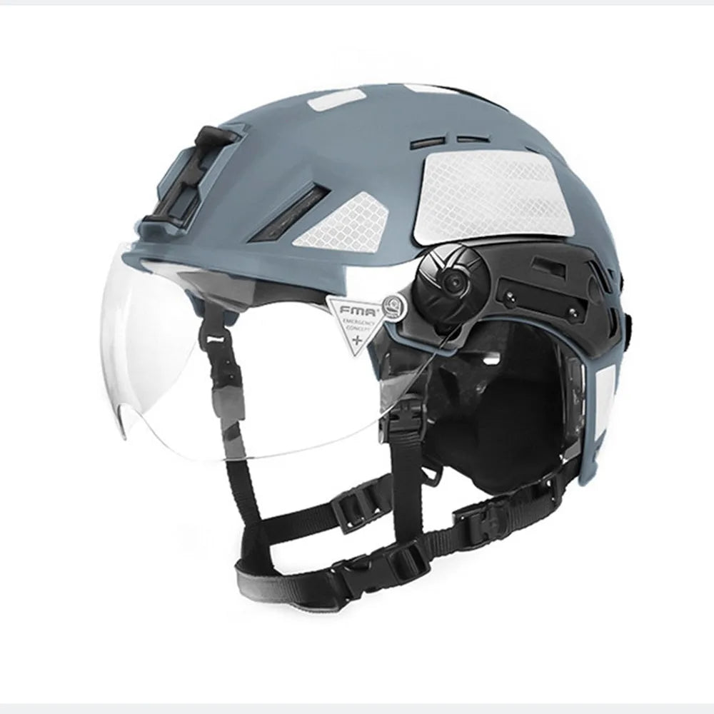 Casque de sauvetage d'urgence FMA EX SAR, casque de sécurité léger pour la conduite en extérieur, visière tactique, TB1452 FMA
