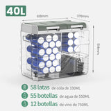 Alpicool NLS 20L 30L 40L réfrigérateur de voiture Mini réfrigérateur congélateur 12 V refroidisseur à compresseur Portable 12/24 V DC 100-240 V AC pour le Camping Planète Rando