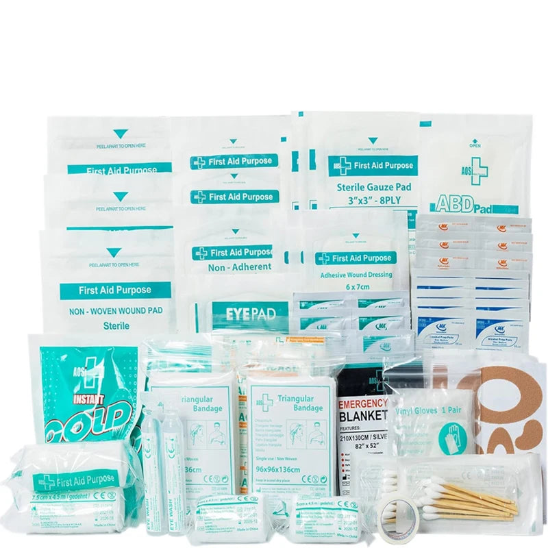 Trousse de premiers secours avec 135 articles médicaux "First Aid Purpose - JJB07"