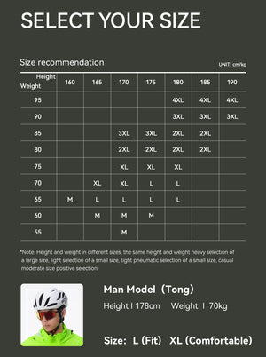 Ensemble imperméable de cyclisme "ROCKBROS - YPY028" ROCKBROS