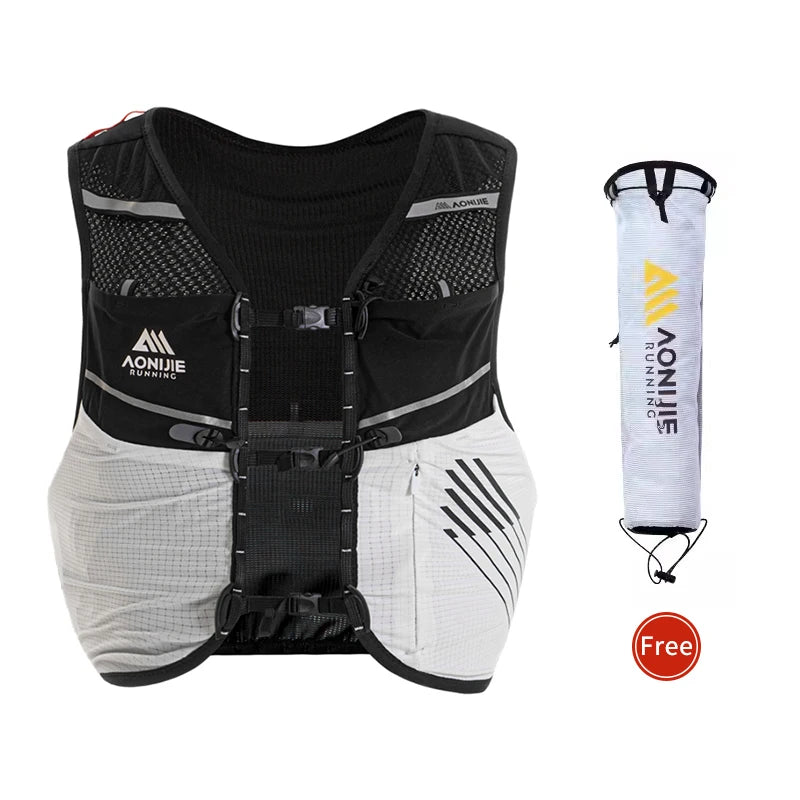 AONIJIE C9116-5L gilet d'hydratation léger pour téléphones de 6.8 pouces, sac à dos d'hydratation pour course sur sentier, randonnée, cyclisme Planète Rando