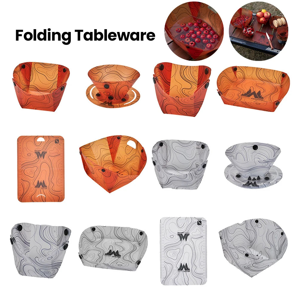 Vaisselle pliante légère pour le camping et le bivouac "Isemount - Folding Elements"