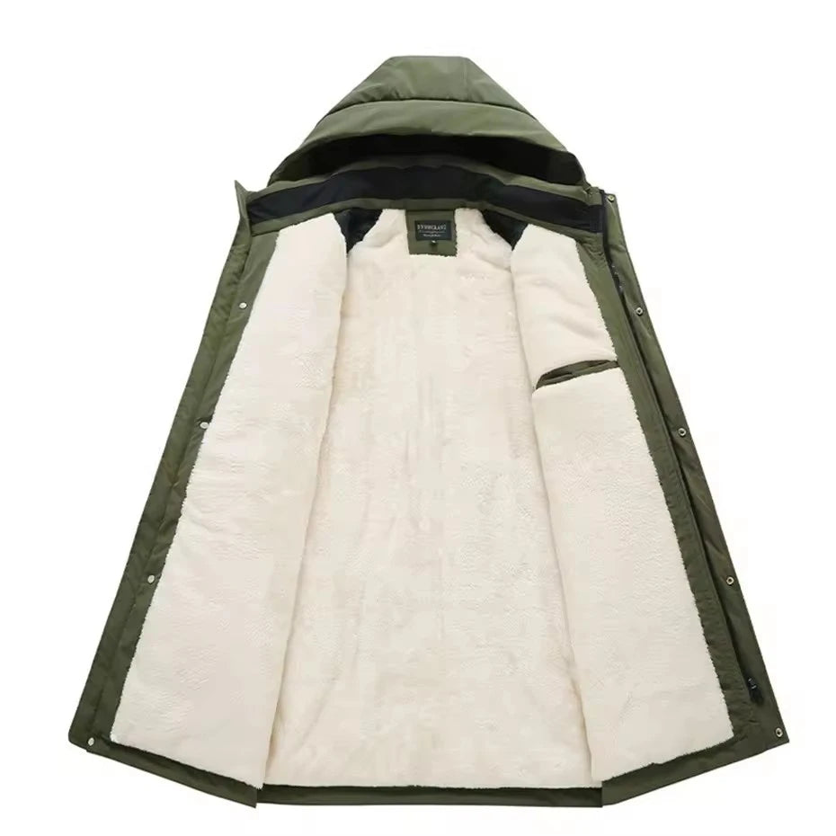 Parkas d'hiver en polaire grande taille pour homme "Mr.Kera - Fagirefng"