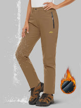 Pantalon de randonnée / alpnisime avec doublure polaire pour femme "TACVASEN - PT715"