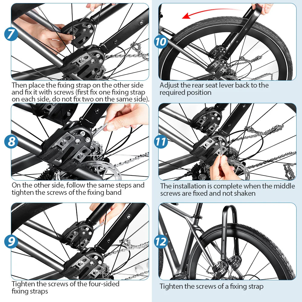 Porte bagage sur fixation arrière en alliage d'aluminium pour VTT / Gravel "Newboler - HOL005 series" Planète Rando