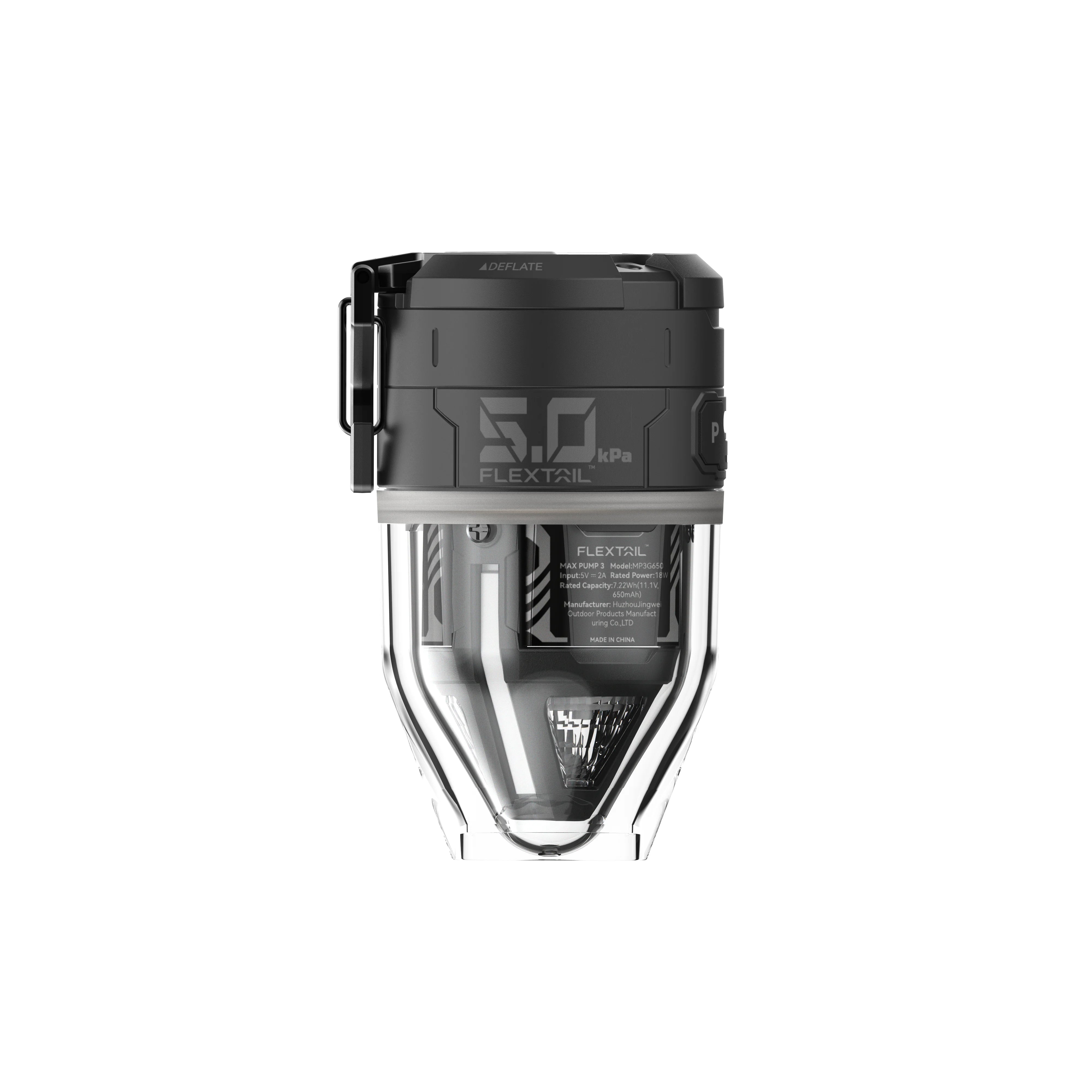 FLEXTAIL MAX PUMP 3 - Pompe à air électrique, pompe de camping portable avec lumière ambiante à 3 niveaux pour lit pneumatique, matelas de couchage, sac sous vide Planète Rando