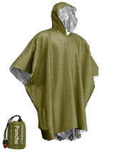 Poncho de survie avec isolation thermique "Sanke Rescue - Emergency poncho"