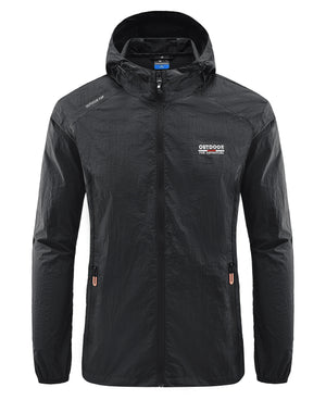 Veste de protection solaire à séchage rapide pour homme, coupe-vent ultra léger, coupe-vent à capuche, extérieur, randonnée, pêche, cyclisme, sport, été OSW