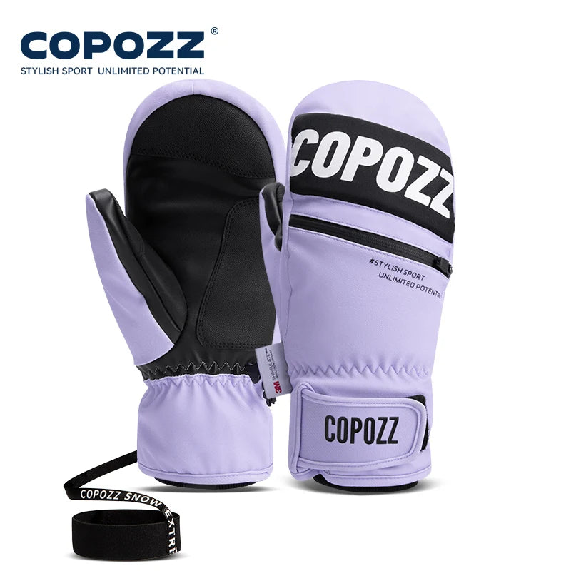 Moufles de ski / snowboard thermique avec 3M Thinsulate et technologie HIPORA  "COPOZZ - HXST-23600"