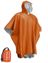 Poncho de survie avec isolation thermique "Sanke Rescue - Emergency poncho"