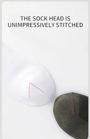 Lot de 5 paires de chaussettes homme en fibre de bambou antibactériennes "MiiOW - MQL2B28368", couleurs gris et noir, présentées sur fond blanc. Marque MiiOW.