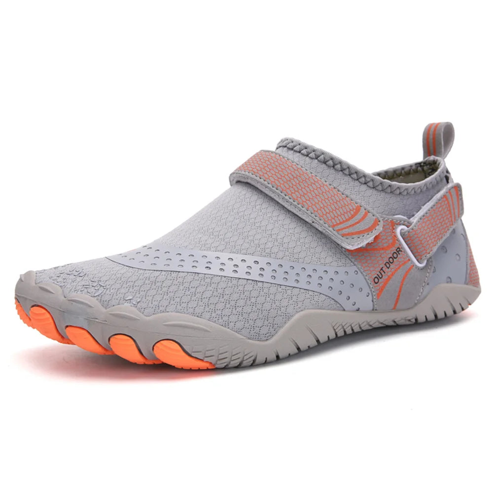 Chaussures d'eau antidérapantes à cinq doigts pour hommes et femmes, baskets légères à séchage rapide, pour pataugeoire en plein air, natation, pieds nus Planète Rando