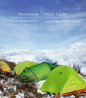 3F UL Gear – tente de Camping en plein air, nuage flottant, 3-4 saisons, 15D, ultralégère, revêtement en silicone, étanche, pour la chasse Planète Rando