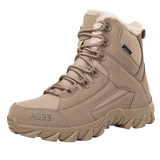 Chaussures high-top / bottines d'hiver imperméables avec doublure polaire pour homme "MX Outdoor - AS33"