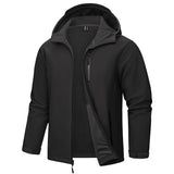 Softshell / veste en polaire imperméable à capuche pour homme "TACVASEN - TJ659"