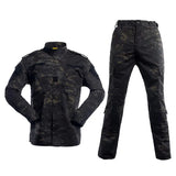 Combinaison de camouflage 17 couleurs, ensemble de vêtements de combat Airsoft, vêtements d'entraînement surdimensionnés, costumes de chasse et de pêche en plein air 3XL A2F48 Planète Rando