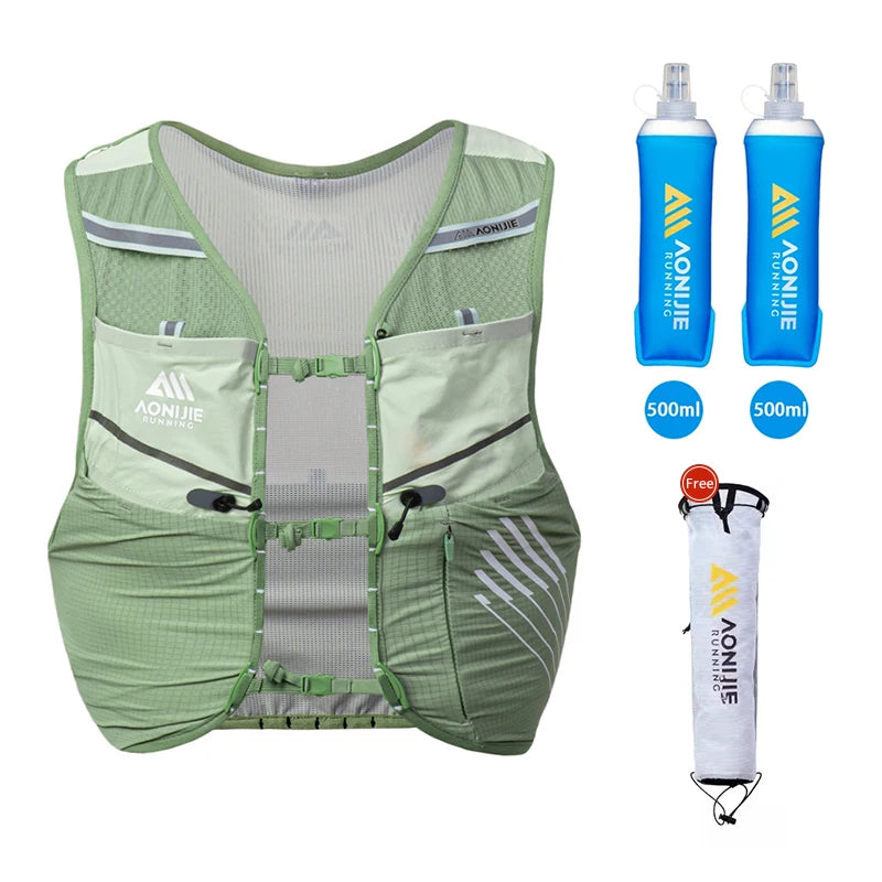 AONIJIE C9116-5L gilet d'hydratation léger pour téléphones de 6.8 pouces, sac à dos d'hydratation pour course sur sentier, randonnée, cyclisme Planète Rando