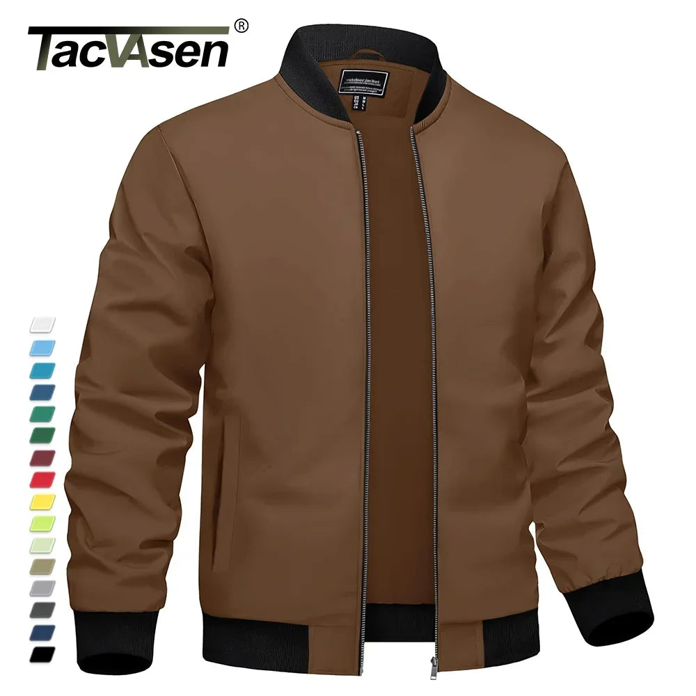 Veste décontractée / blouson bomber avec traitement hydrofuge "TACVASEN - TJ612"