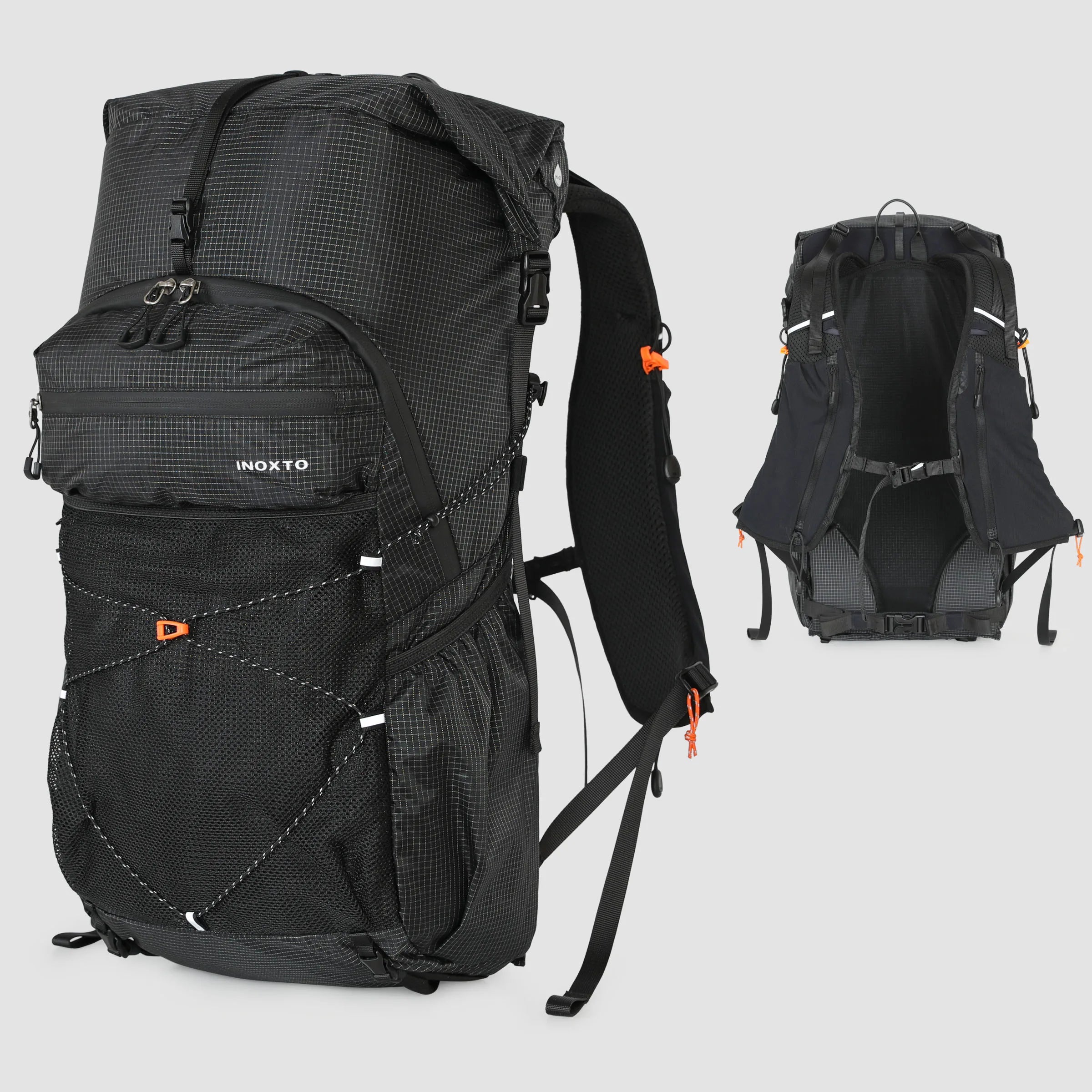 Sac à dos de randonnée / trail ultralight avec housse imperméable 800g "Outdoor Inoxto - Tellus 30L"