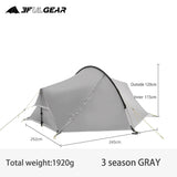 3F UL GEAR SHELL 2 personnes tente extérieure Camping tente randonnée ultraléger parasol coupe-vent cabine tente Planète Rando