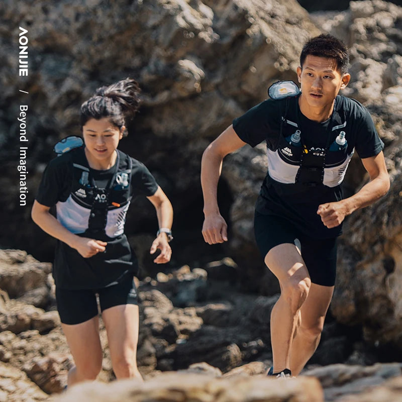 AONIJIE C9116-5L gilet d'hydratation léger pour téléphones de 6.8 pouces, sac à dos d'hydratation pour course sur sentier, randonnée, cyclisme Planète Rando