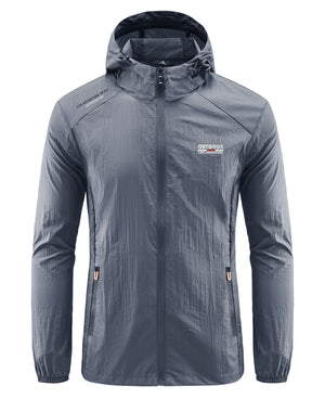 Veste de protection solaire à séchage rapide pour homme, coupe-vent ultra léger, coupe-vent à capuche, extérieur, randonnée, pêche, cyclisme, sport, été OSW