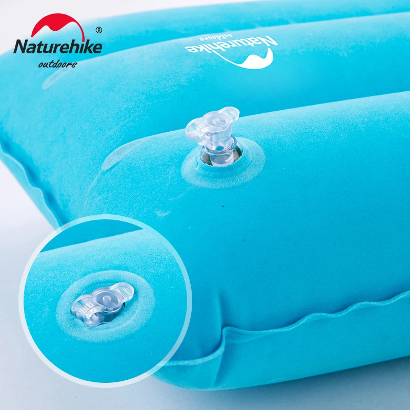 Naturehike – oreiller gonflable carré, ultraléger, pour Camping en plein air, randonnée, voyage, avion Portable, pliable, doux et confortable Planète Rando