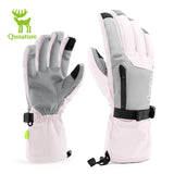 Gants de ski tactiles & imperméables avec poignet allongé et technologie 3M Thinsulate "Qunature - 16410045"