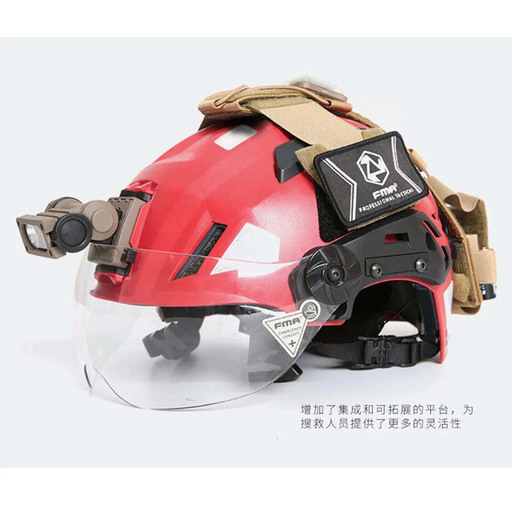 Casque de sauvetage d'urgence FMA EX SAR, casque de sécurité léger pour la conduite en extérieur, visière tactique, TB1452 FMA