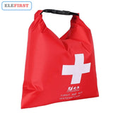 Trousse de premiers secours Portable rouge étanche 1,2 l, Kits d'urgence, étui uniquement pour camping en plein air, voyage, sac médical d'urgence, traitement ELEFIRST