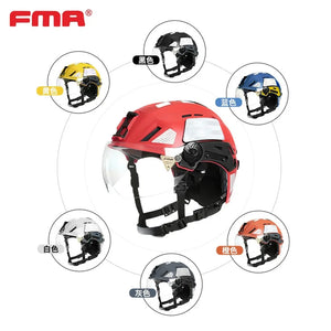 Casque de sauvetage d'urgence FMA EX SAR, casque de sécurité léger pour la conduite en extérieur, visière tactique, TB1452 FMA