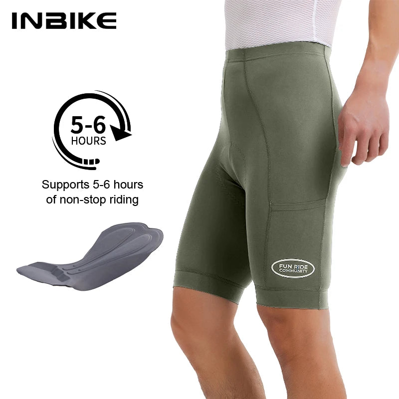 Cuissard de cyclisme confort 5-6 heures pour homme "INBIKE - SSXX572"