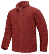 Pull en polaire / veste sherpa chaude zippée intégrale pour homme "TACVASEN - TJ605"