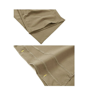 TACVASEN-Short capri d'été pour homme, vêtement long à séchage rapide, pour randonnée, camping, montagne, travail, poche zippée, pêche en plein air, 3/4 Planète Rando
