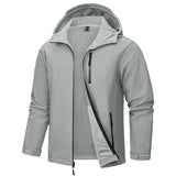 Softshell / veste en polaire imperméable à capuche pour homme "TACVASEN - TJ659"