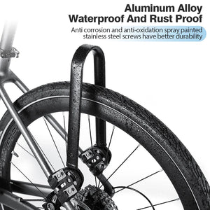 Porte bagage sur fixation arrière en alliage d'aluminium pour VTT / Gravel "Newboler - HOL005 series" Planète Rando
