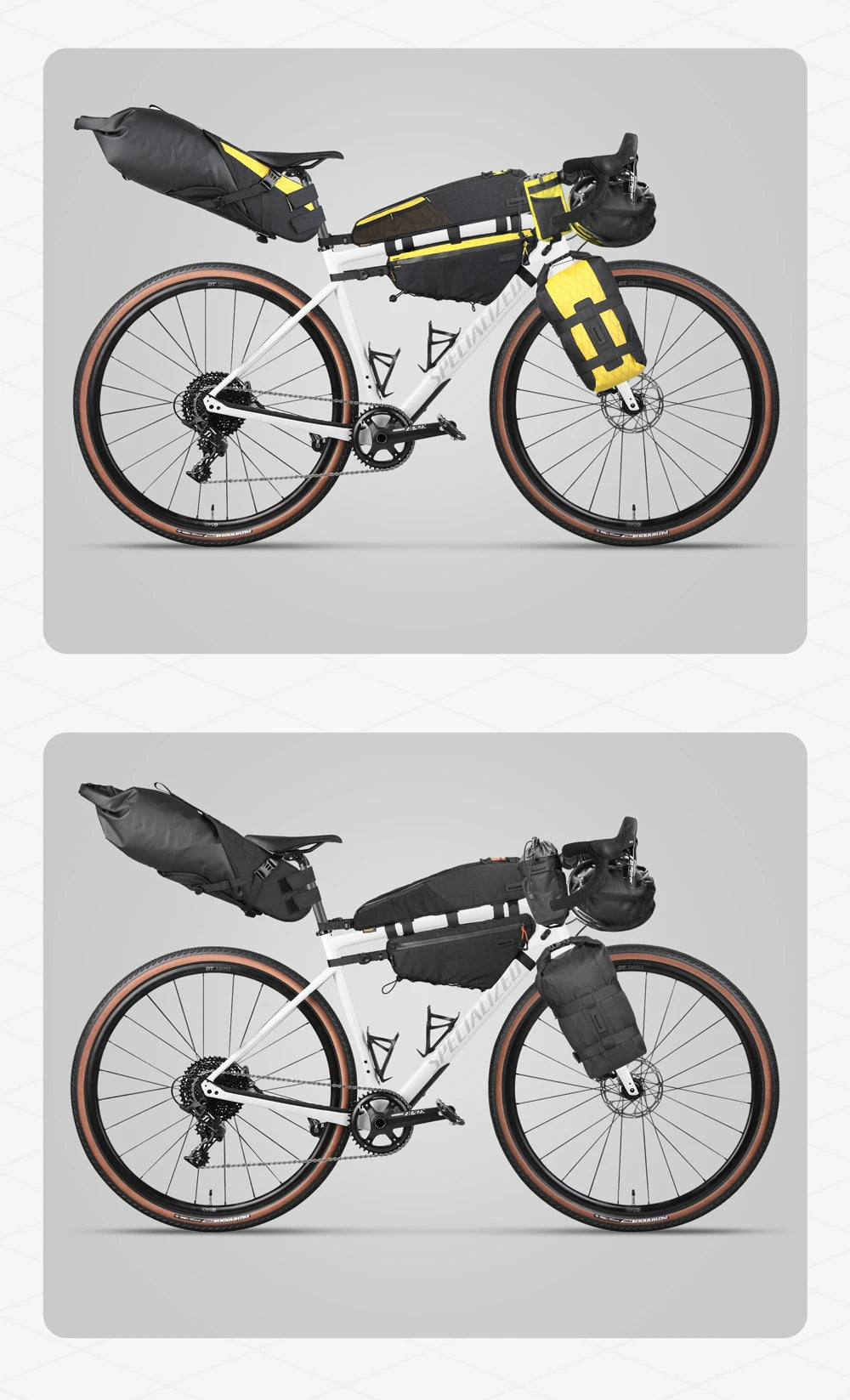Sacoche triangulaire pour cadre de vélo, VTT, VTC, Gravel 2,9L "Rhinowalk - BHD0018" Rhinowalk
